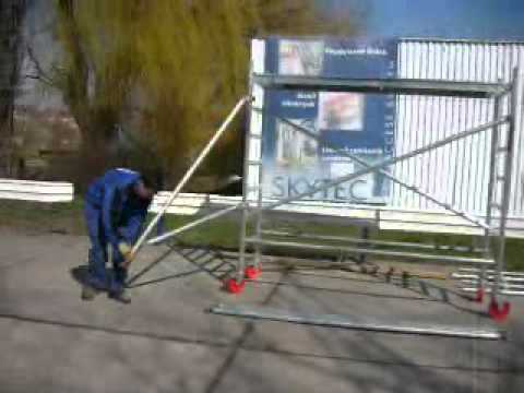 Mobil gurulós állvány. Összeszerelési útmutató